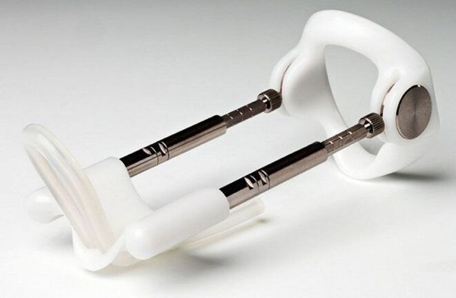 Extender for penis enlargement