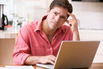 Man looking for options for penis enlargement